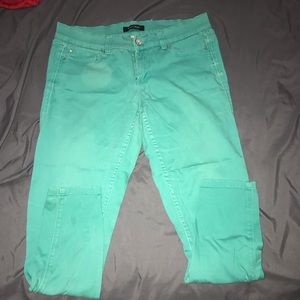 White House Black Market Julep green noir pants